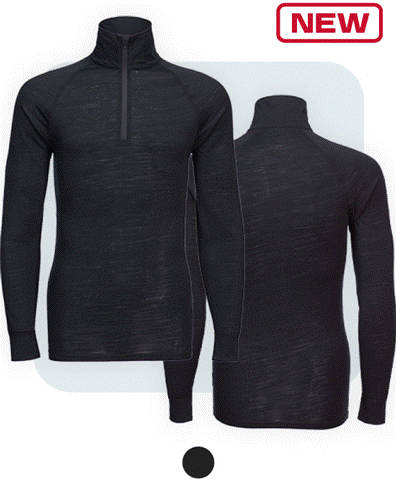 Merino Woold 1/4 Zip Baselayer Top