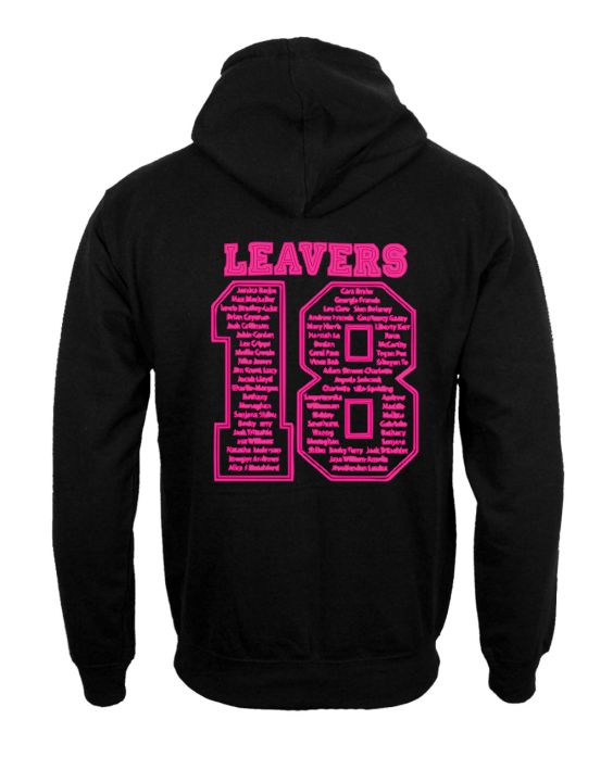 make your own leavers hoodie