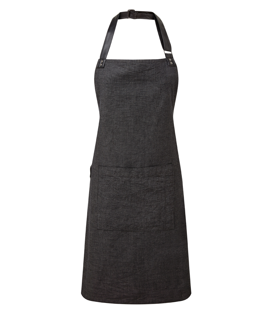 Premier Annex Bib Apron Black PR144