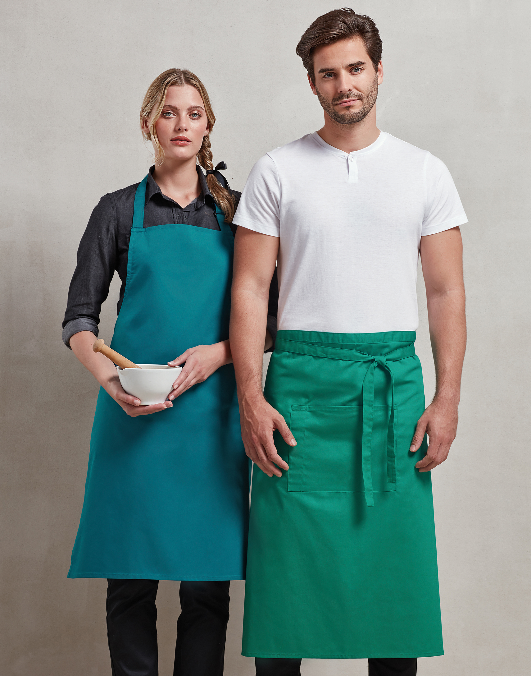 Premier Bib Apron no Pocket PR150